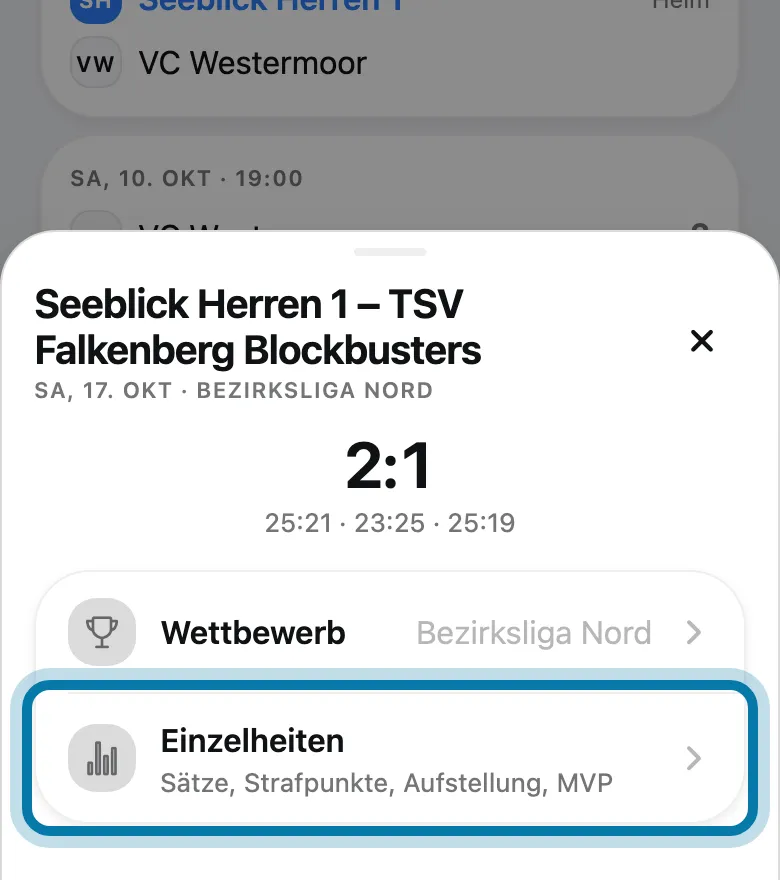 Tippe auf Einzelheiten.